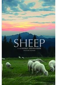 Sheep 5 x 8 Weekly 2020 Planner