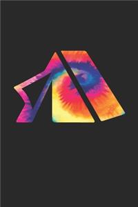Tie Dye Camping Notebook - Camper Gift for Camper - Camping Journal - Camping Diary
