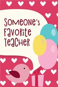 Someone's Favorite Teacher