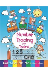 Number Tracing with Trains