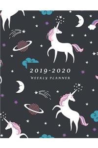 2019-2020 Weekly Planner: Large Two Year Planner with To-Do List (Bonus Unicorn Coloring Pages)
