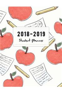 Student Planner: Academic Planner, Project Journal, Weekly Tracker, Diary School, Organizer and Calendar, for High School, College & University Students, Blue Cover (Aug 2018-Dec 2019)
