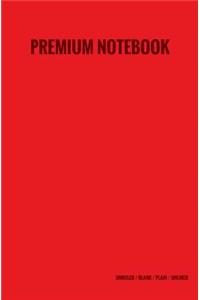 Premium Notebook - Unruled / Blank / Plain / Unlined