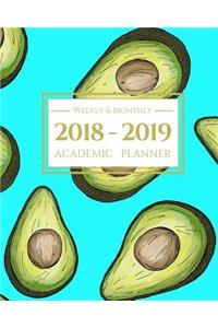 2018-2019 Academic Planner Weekly and Monthly