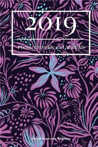 2019 Planner Weekly and Monthly: Weekly Calendar and Notes 2019 Professional Planner 6x9 Task Planner and Organizer