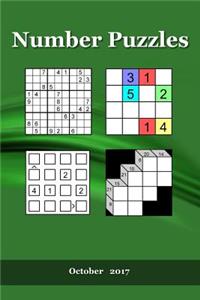 Number Puzzles: October 2017