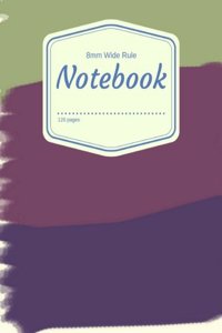 8mm Wide Rule Notebook