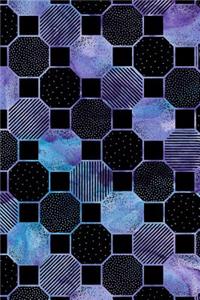 Journal Notebook Dotty Hexagon Pattern 3