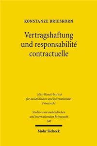 Vertragshaftung Und Responsabilite Contractuelle