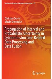 Propagation of Interval and Probabilistic Uncertainty in Cyberinfrastructure-Related Data Processing and Data Fusion