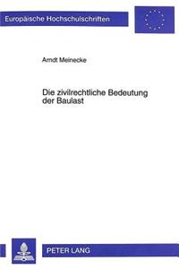 Die Zivilrechtliche Bedeutung Der Baulast