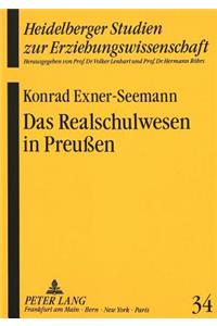 Das Realschulwesen in Preuen