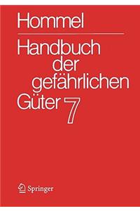 Handbuch Der Gefahrlichen Guter.Band 7: Merkblatter 2503-2900