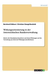 Wirkungsorientierung in der österreichischen Bundesverwaltung