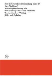 Wohnungssanierung ALS Wirtschaftspolitisches Problem