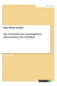 Das Geheimnis der ursprünglichen Akkumulation. Ein Überblick