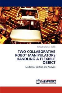 Two Collaborative Robot Manipulators Handling a Flexible Object
