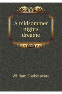 A Midsommer Nights Dreame