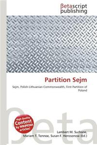 Partition Sejm