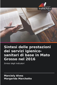 Sintesi delle prestazioni dei servizi igienico-sanitari di base in Mato Grosso nel 2016