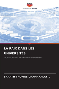 La Paix Dans Les Universités