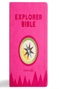 KJV Explorer Bible for Kids, Bubble Gum Leathertouch: Placing God's Word in the Middle of God's World