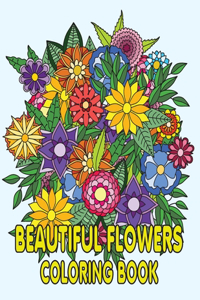 Beautiful Flowers Coloring Book