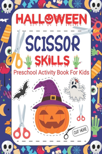 Halloween Scissor Skills Activity Book for Kids