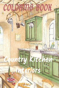 Country Kitchens Coloring Book