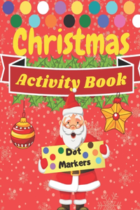 Christmas Dot Markers Activity Book