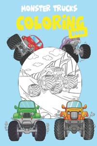 Monster Trucks Coloring Book