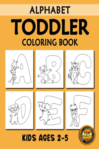 Toddler Alphabet Coloring Book