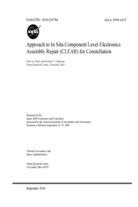 Approach to In Situ Component Level Electronics Assembly Repair (CLEAR) for Constellation