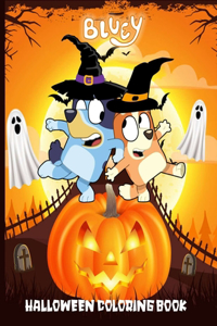 Bluey Halloween Coloring Book