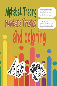 Tracing and coloring book