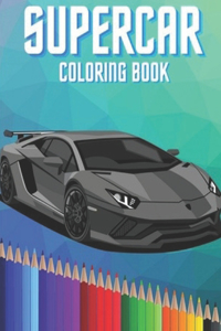 Supercar Coloring Book