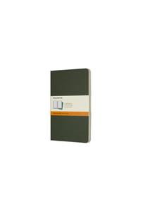 Moleskine Myrtle Green Large Ruled Cahier Journal (set Of 3)