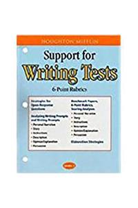 Houghton Mifflin English: Support for Writing Test 6 Point Scoring Rubrics Grade 2