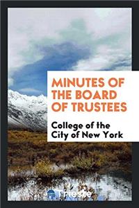Minutes of the Board of Trustees