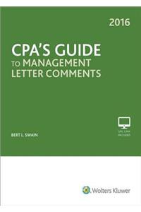 CPA's Guide to Management Letter Comments (2016)