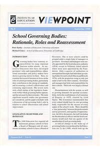 School Governing Bodies