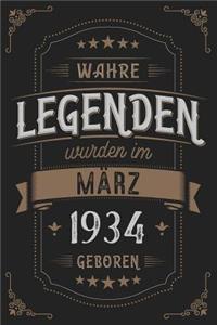 Wahre Legenden wurden im März 1934 geboren