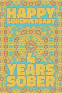 Happy Soberversary 4 Years Sober