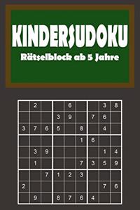 Kindersudoku - Rätselblock ab 5 Jahre