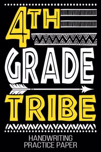 4th Grade Tribe Handwriting Practice Paper