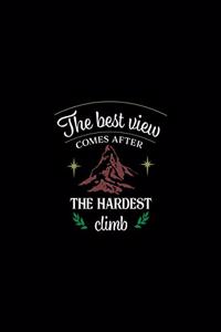 The Best View Comes After the Hardest Climb