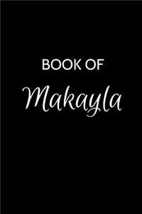 Book of Makayla