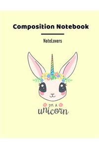 Unicorn Composition Notebook