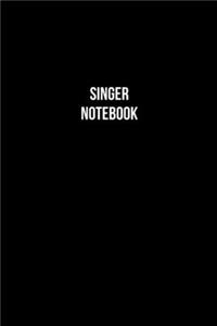 Singer Diary - Singer Journal - Singer Notebook - Gift for Singer