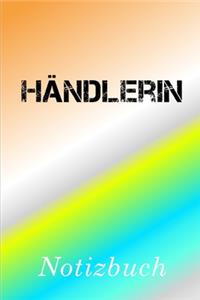 Händlerin Notizbuch